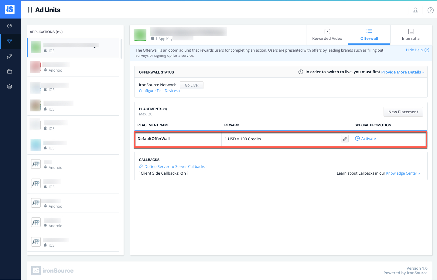 ironsource-platform-default-placements