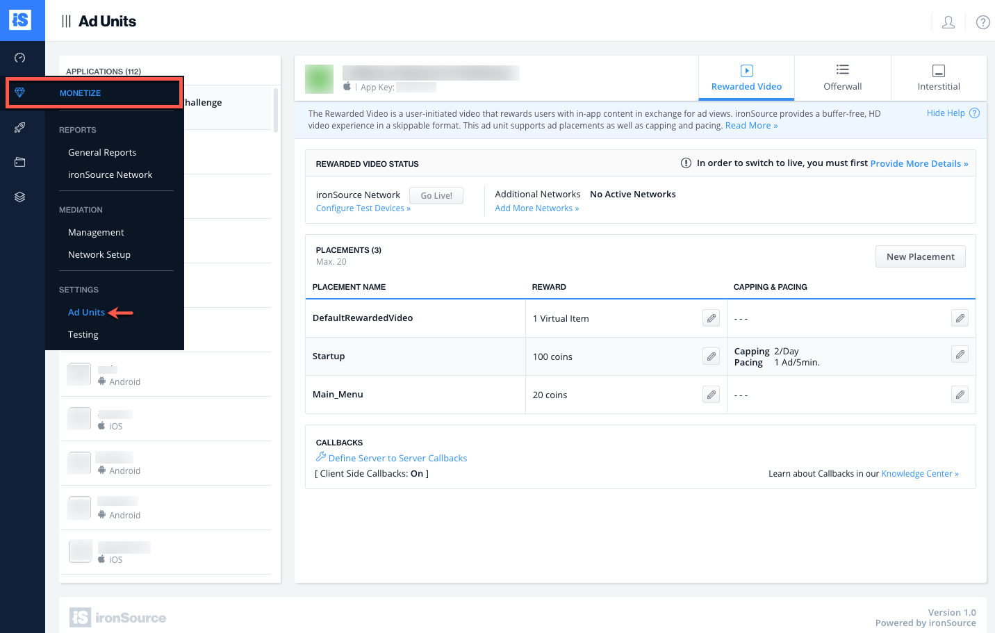 Authentication - IronSource Knowledge Center