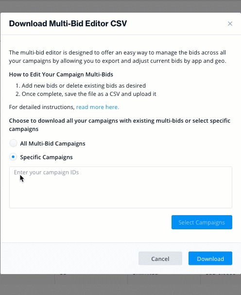ironsource-multi-bid-select-campaigns-error