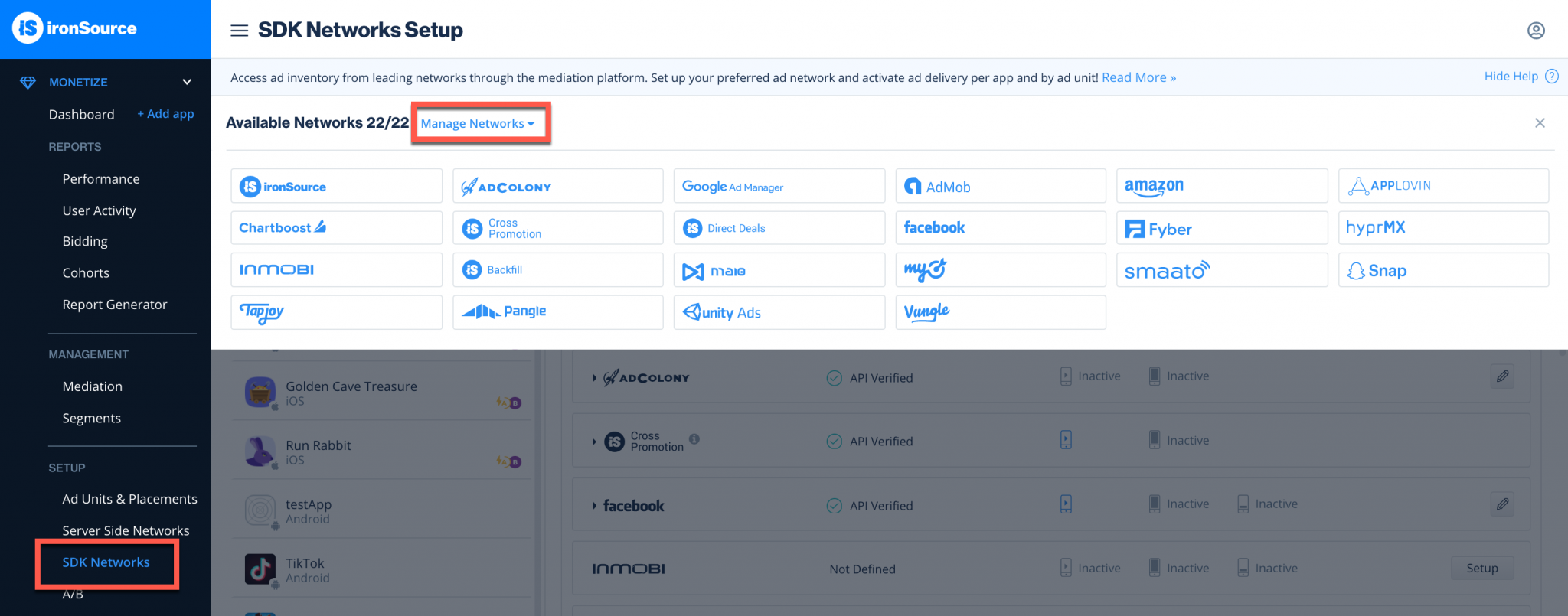 myTarget Integration Guide IronSource Knowledge Center
