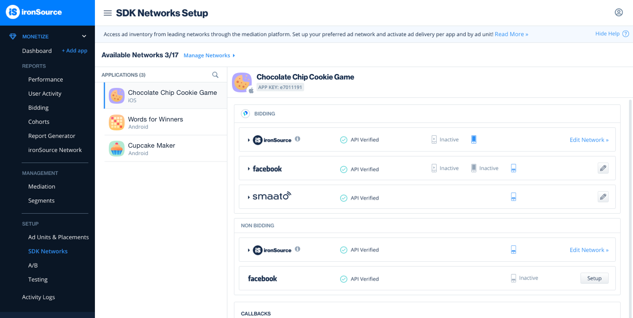 Smaato integration guide IronSource Knowledge Center