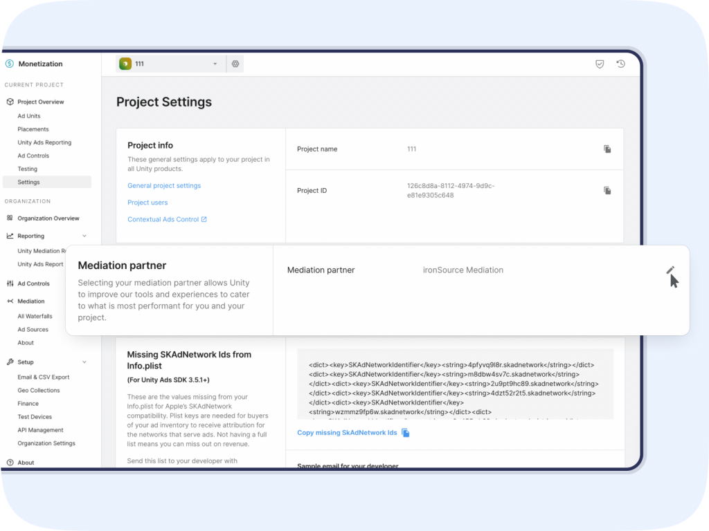 Move from Unity Mediation to Unity LevelPlay IronSource Knowledge Center